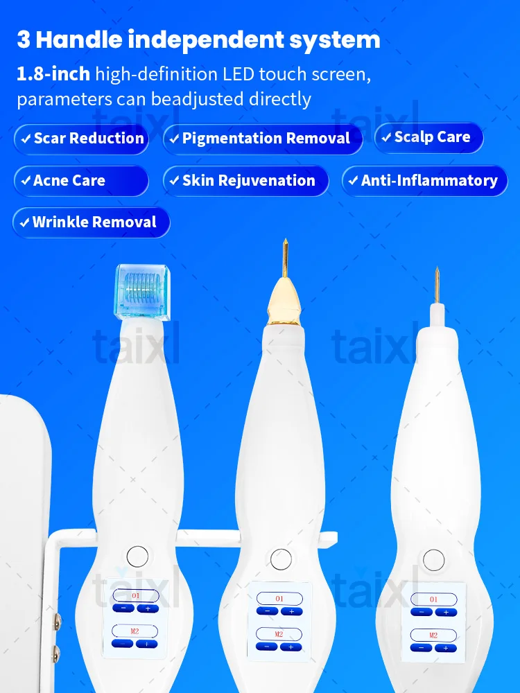 2025 Newest 6 in 1 Hot and Cold Plasma Machine Hyper Fibroblast Plasma Jet Plasma Machine for Removal Spots Wrinkles Face Llift.