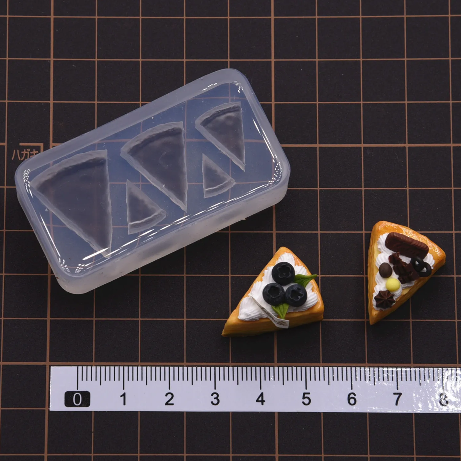 Mini Cake Base Mold Ultra-Light Resin Clay Double-Sided 3D Silicone Mold for Miniature Cooking And Baking