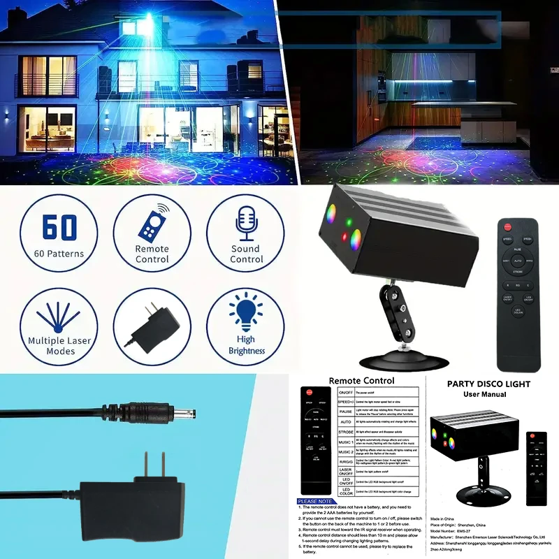 2025 العارض المرحلة مصباح التحكم الدورية الأحمر الأزرق الأخضر ضوء المرحلة جهاز تحكم عن بعد صغير مناسبة لشريط KTV مصباح مسرح العرض