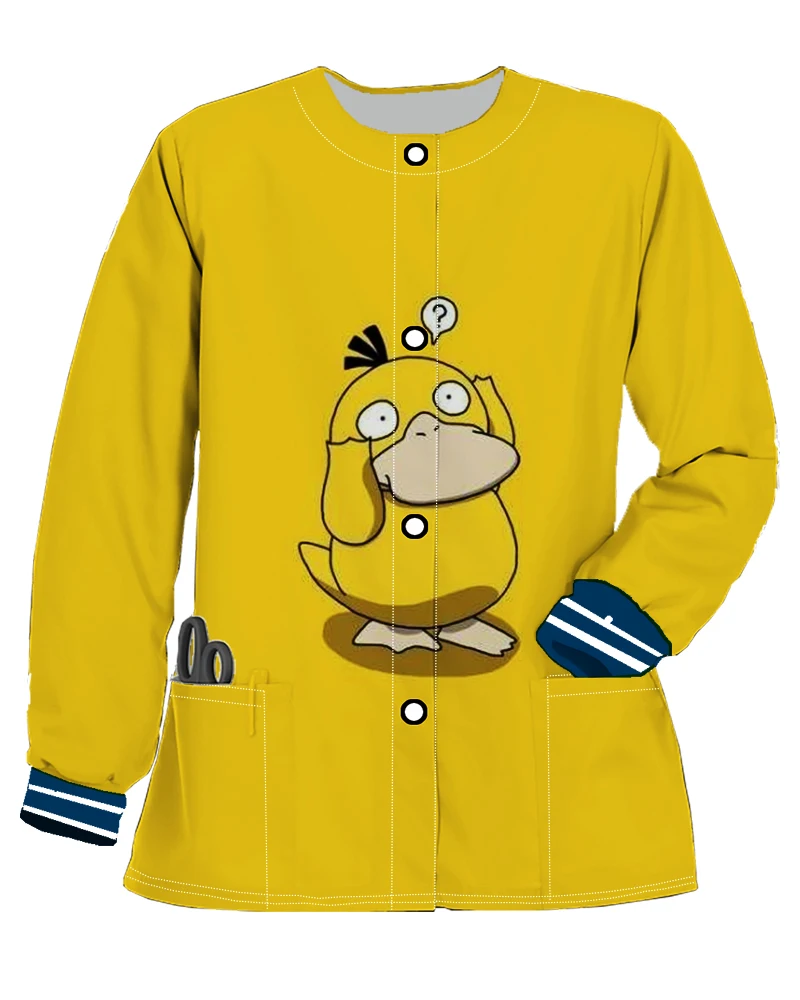 

Кардиган, куртки-бомберы, женская одежда на пуговицах, японская мода Y2k, одежда для медсестер в стиле Харадзюку с карманами, женская одежда, тренды на осень 2023