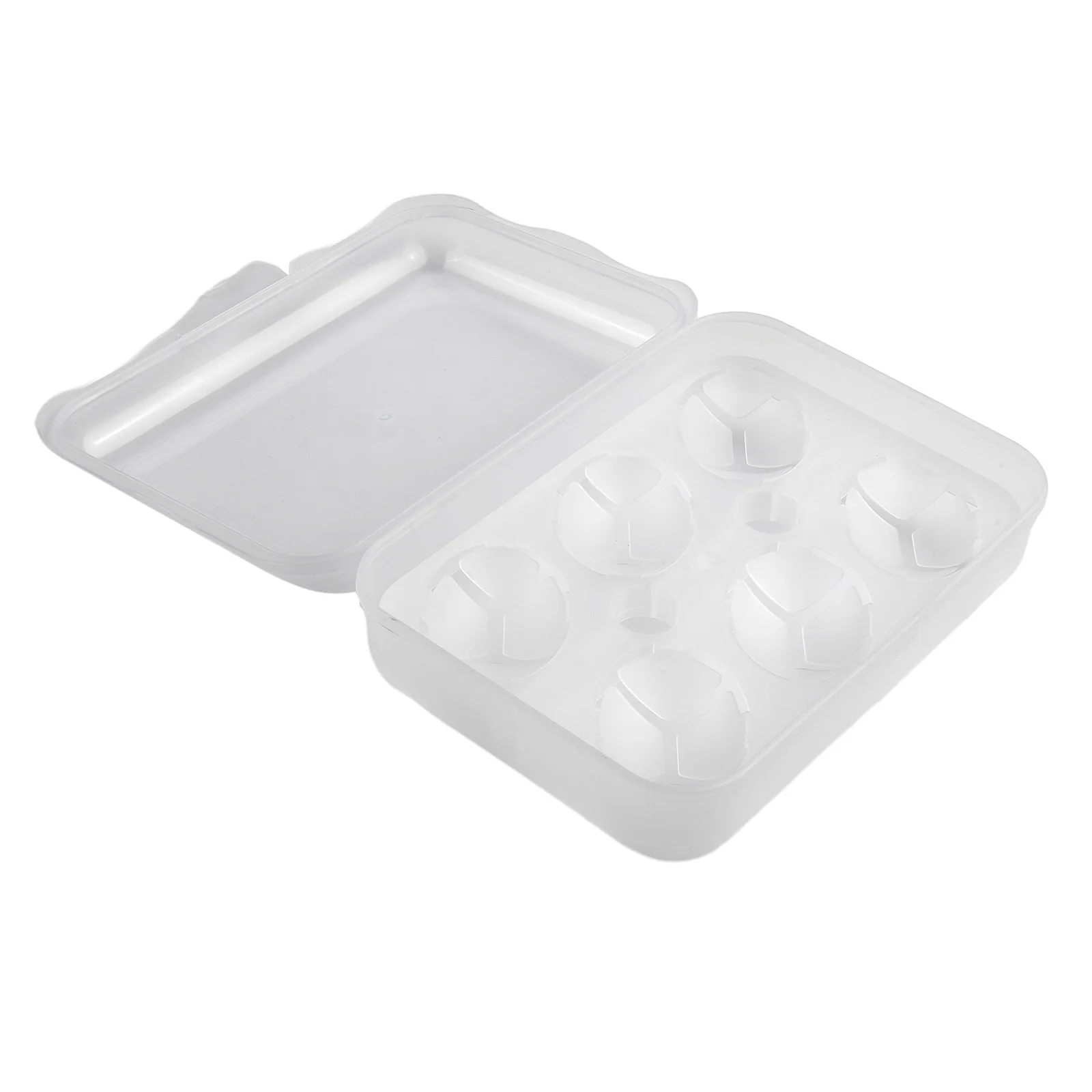 Outdoor 6 Cell For Egg Storage Box Shockproof and Waterproof For Egg Container with Easy Buckle for Secure For Egg Protection
