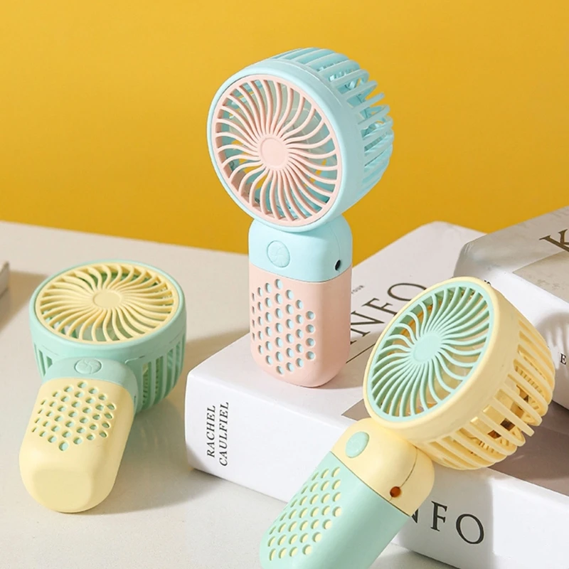 Mini ventilador portátil mano, ventiladores portátiles con carga USB, ventilador eléctrico, ventiladores refrigeración