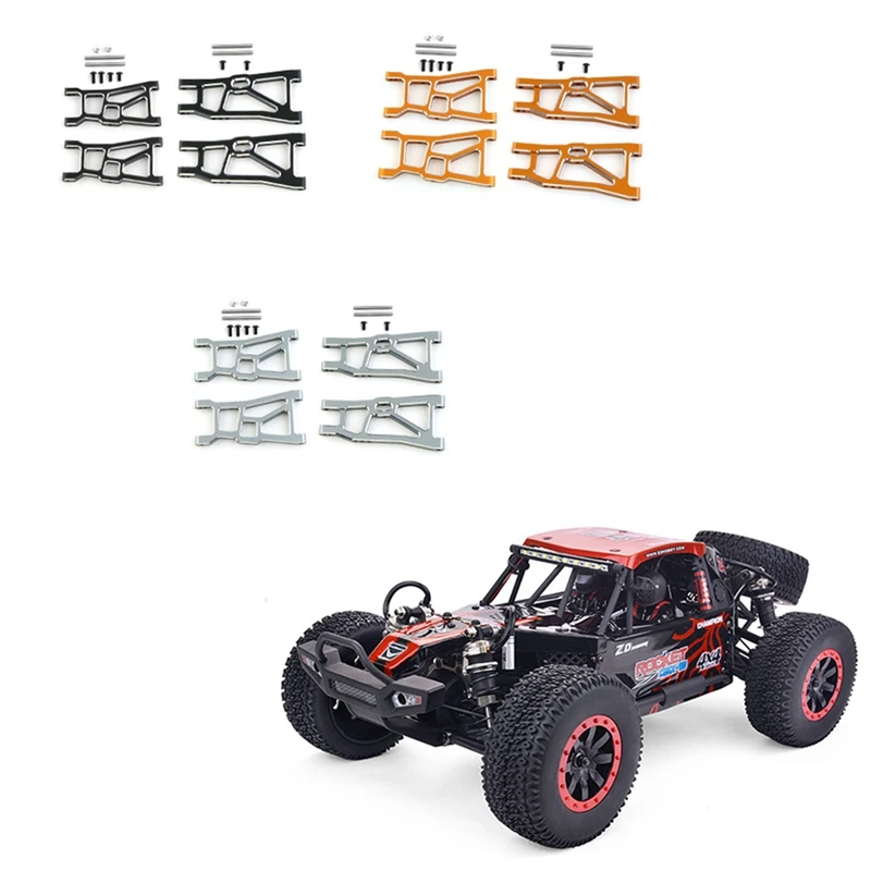 Zestaw metalowych przednich i tylnych wahaczy do ZD Racing DBX-10 DBX10 1/10 RC Car Ulepszenia Części Akcesoria