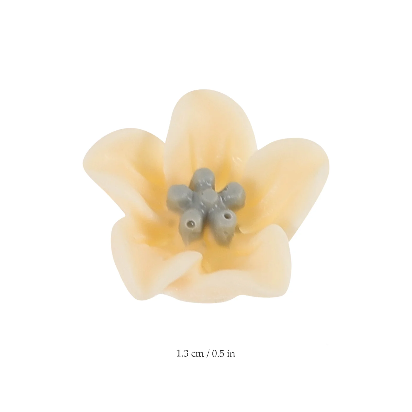 200 個樹脂フラワーチャームユニークな繊細なデザイン Diy 電話ケース装飾手作りクラフトアクセサリー小さな花