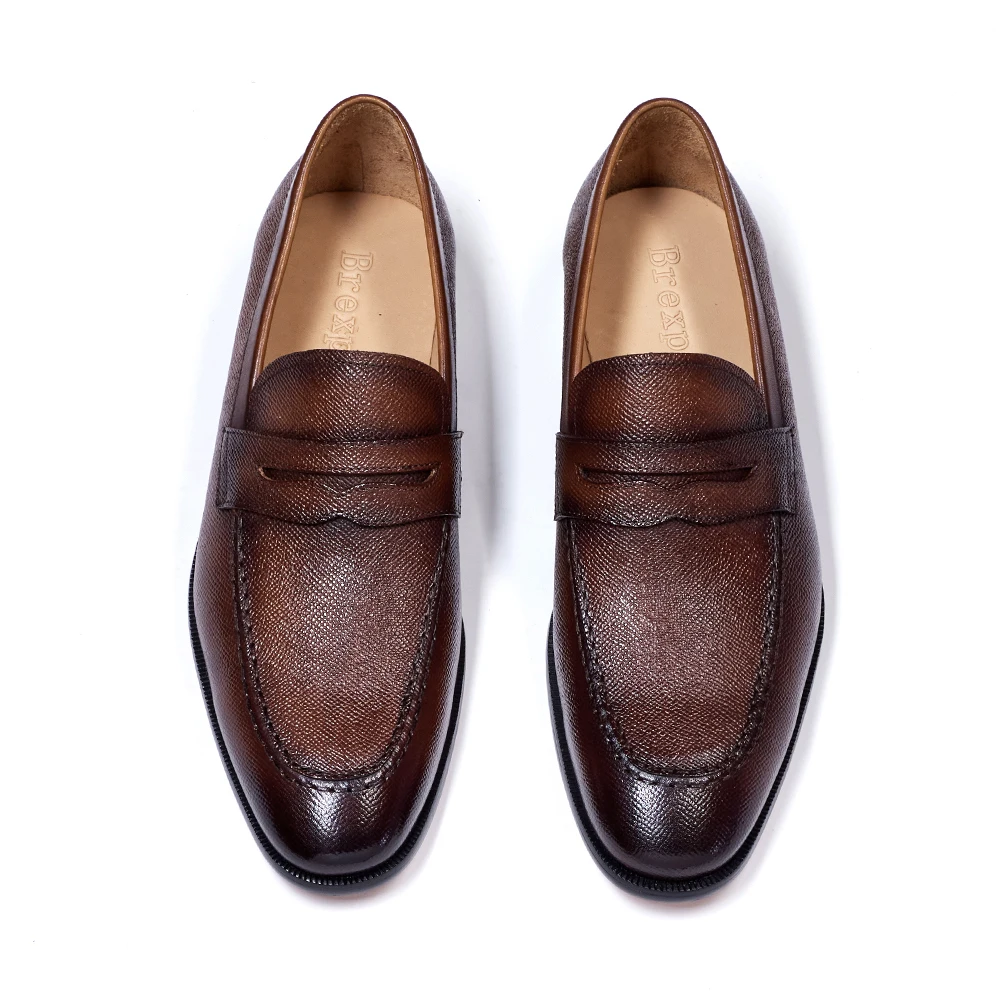 Sapatos de Luxo Slip On para H - Men Formal Wear Brown avaliação e preço