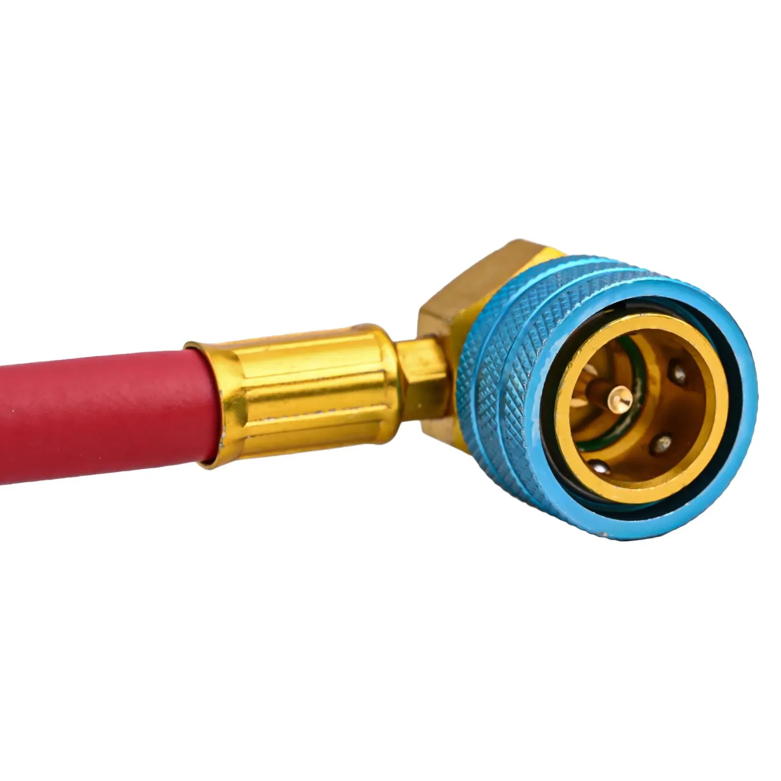 Automotive Grade U-Charge Hose with Pressure Monitoring for R1234YF Use 1/2 LH Can Opener for Consistent Recharge Accuracy