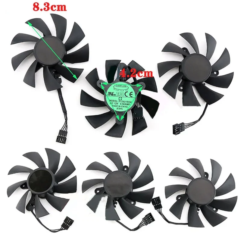 For Gigabyte RTX 2080ti 2080 2070 Gaming Graphics Card Cooling Fan PLA09215S12H