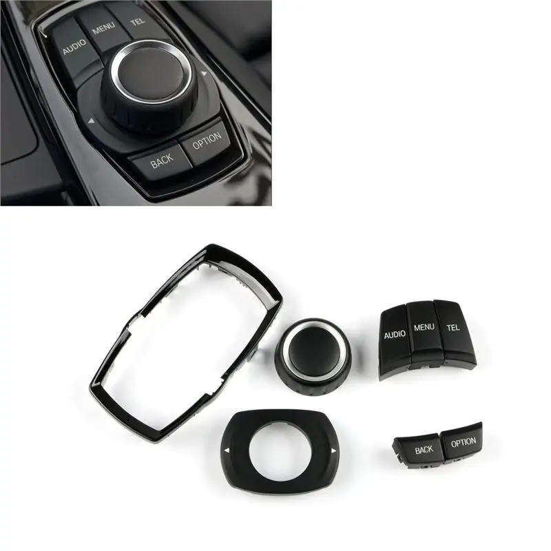 For BMW 1 2 3 4 X1 X2 X3 X4 X5 F20-F23 F34 F49 F45 F46 F87 Compatible Car Central Multi-Media Audio Tel Switch Button Knob