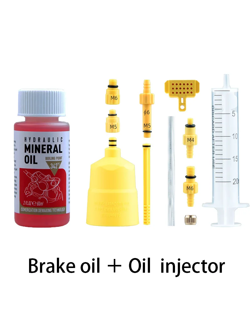 1/2/3 Stuks 60Ml Fiets Remvloeistof Minerale Olie Systeem Vloeistof Fietsen Mountainbikes Voor Fiets accessoire Olie Injector