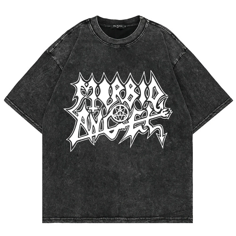 كين كارسون المزيد من الفوضى تي شيرت ميرش تأثيري النساء الرجال موضة عادية Crewneck قصيرة الأكمام الشارع الشهير تي شيرت هدية