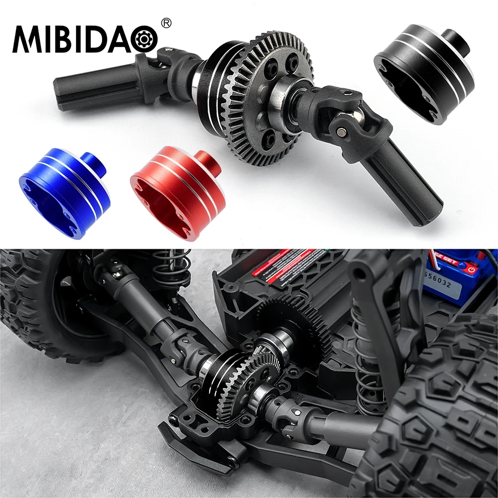 

MIBIDAO Diff Case Universal Differential Housing for 1/16 Traxxas Mini Maxx RC Car Upgrade Parts Accessories