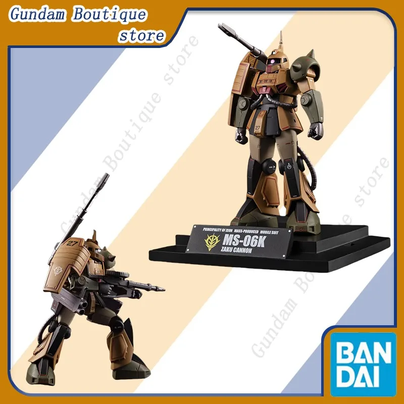 Bandai Echt DE ROBOT GEESTEN MS-06K ZAKU CANNON ver A.N.I.M.E~MS MUSEUM~Gundam Anime Action Figure Model Speelgoed Gift Kinderen