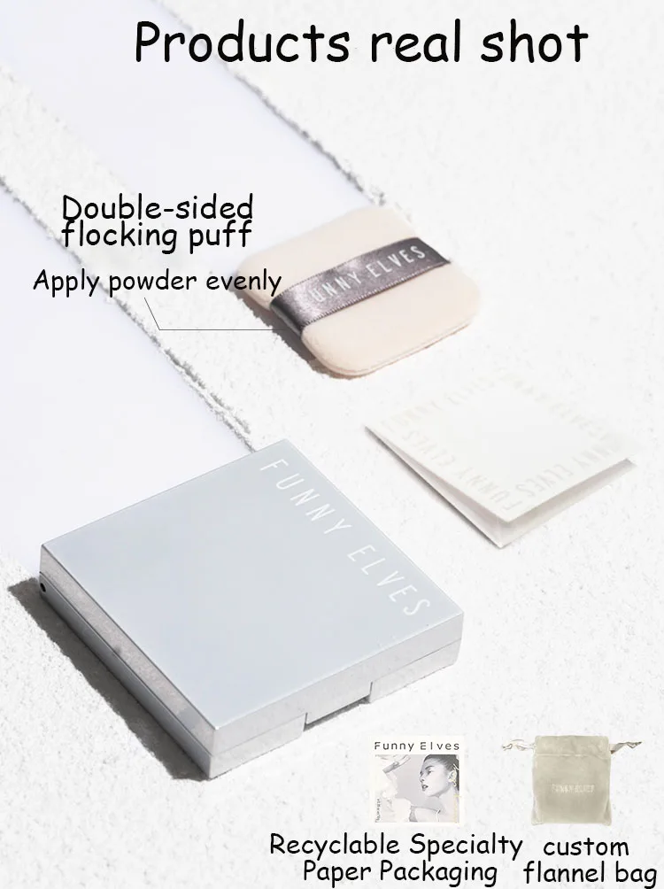 Funnyelves Nebula Five-Color Powder Brighten Skin Tone Long-Lasting Makeup And Oil Control Powder Face Makeup Cosmetic