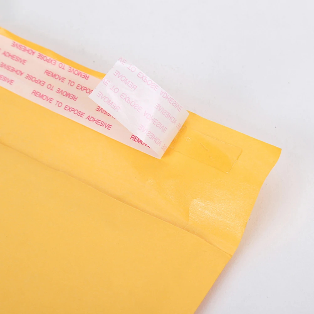 

25 Pcs Bubble Bags Kraft Paper Self Sealing Waterproof Mailing Padded Eco Friendly Lightweight Documents Folder Storage