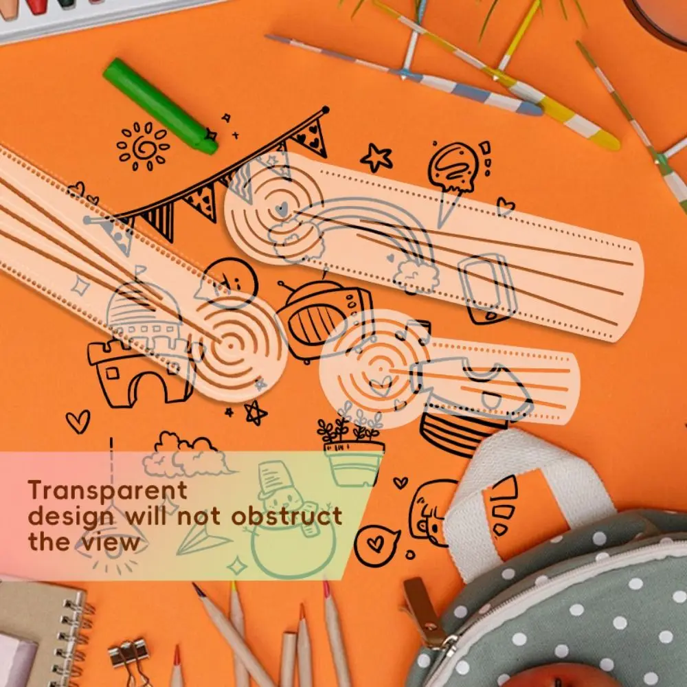 Portable Multifunctional Mandala Drawing Template Transparent Reusable Geometry Pattern Ruler Acrylic Drawing Ruler