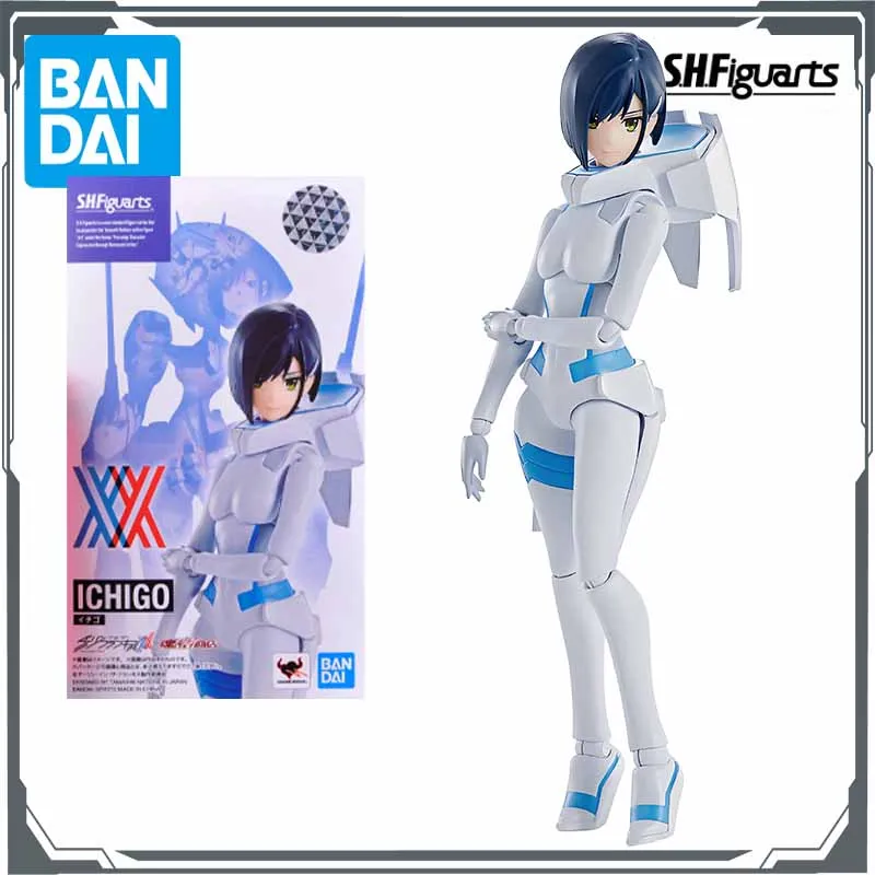 

Bandai Original S.H.Figuarts DARLING in The FRANXX ZERO TWO& Ichigo Collectible Model Decoration