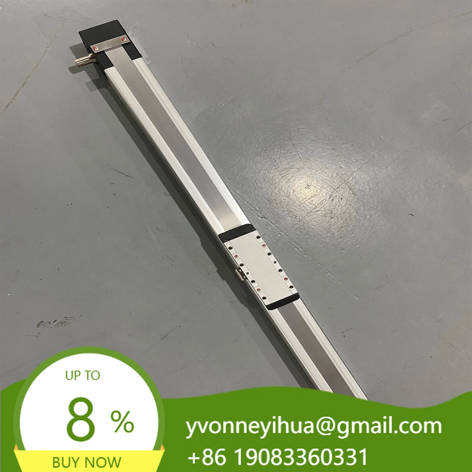 MTG60 Best Selling Belt Driven Linear Actuator Load 35kg Speed 2m/s 6m Stroke Linear Actuator Featuring Motor Bearing Core