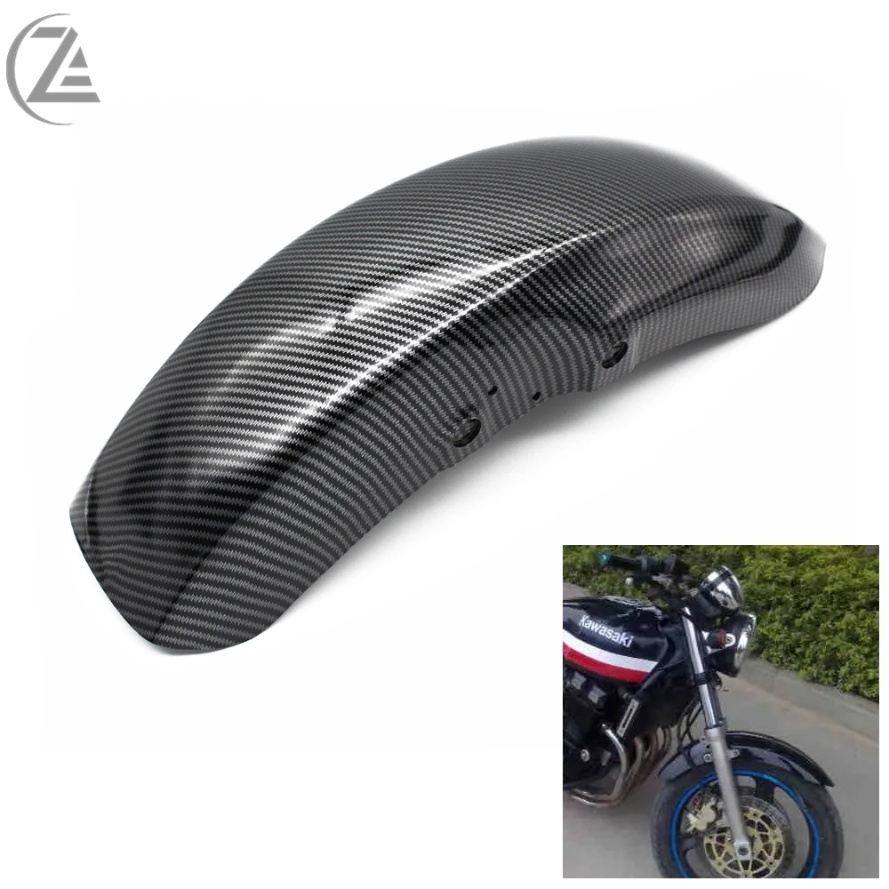 

ACZ Motorcycle Front Mudguard Fender Carbon Fiber ABS Plastic Splash Guard for KAWASAKI ZRX400/ZR400 ZRX-II 1994-2008