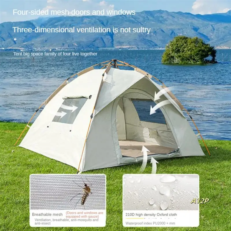 

Beach Tent Sunshade With Canopy, Pops Up Beach Tent, Uv Protection Portable Beach Hut Sunshade