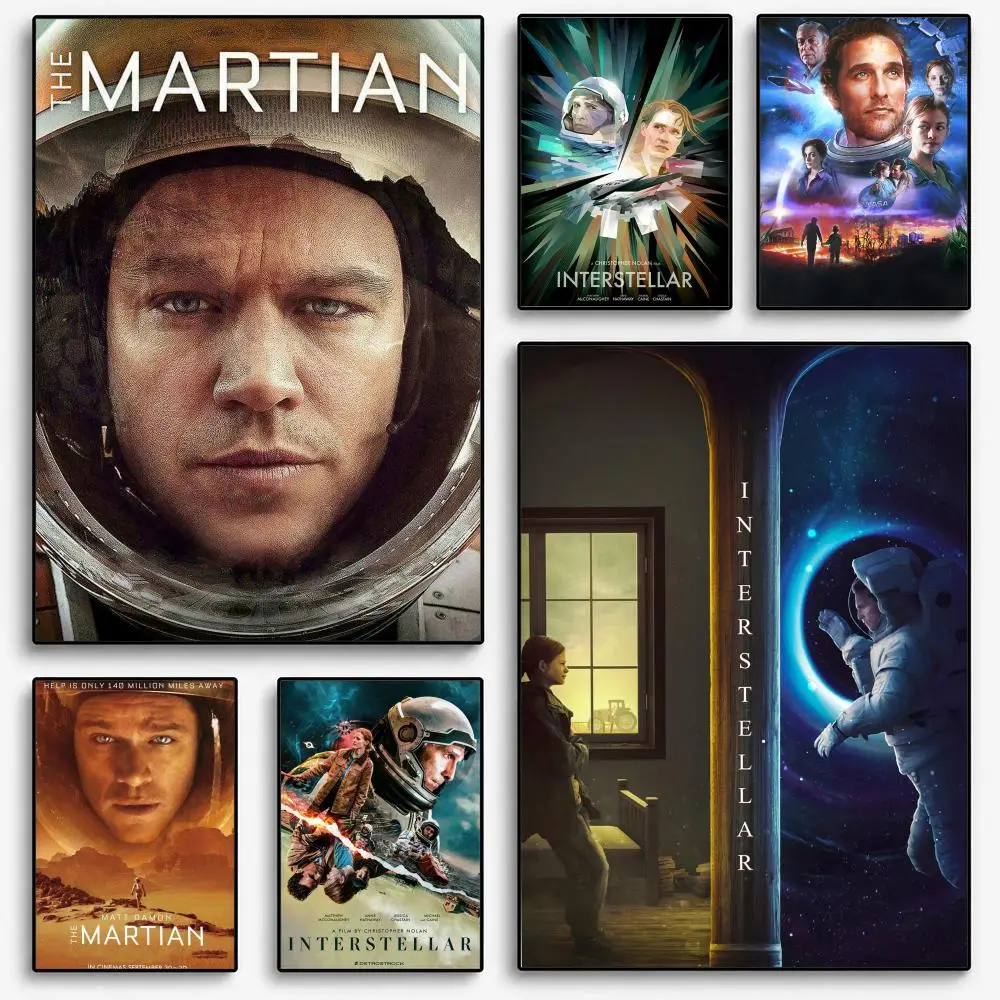 Interstellar Poster Room Home Decoration Interior Wall Art Printing Garage Posters Gift