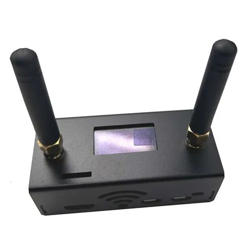 Última versión Dual Duplex OLED MMDVM Hotspot WiFi módem de voz Digital NXDN P25 Pistar DSTAR DMR Raspberry Pi + funda + tarjeta 16G