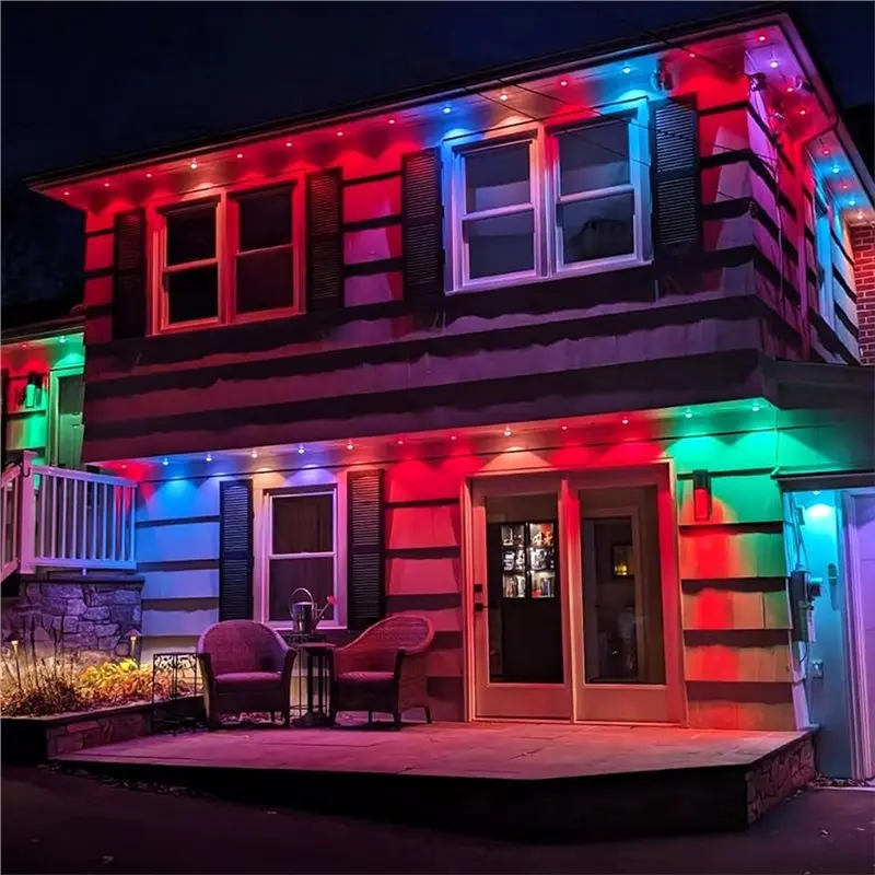 مجموعة دعامات تثبيت إضاءة LED AB33-80-Pack H705 مع براغي، ومشابك إضاءة خارجية مقاومة للماء #5