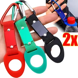 Water Bottle Buckle Backpack Carabiner Portable Hanging Outdoor Drink Bottle Holder Hook Clip Hanger Camping Hiking Accessories