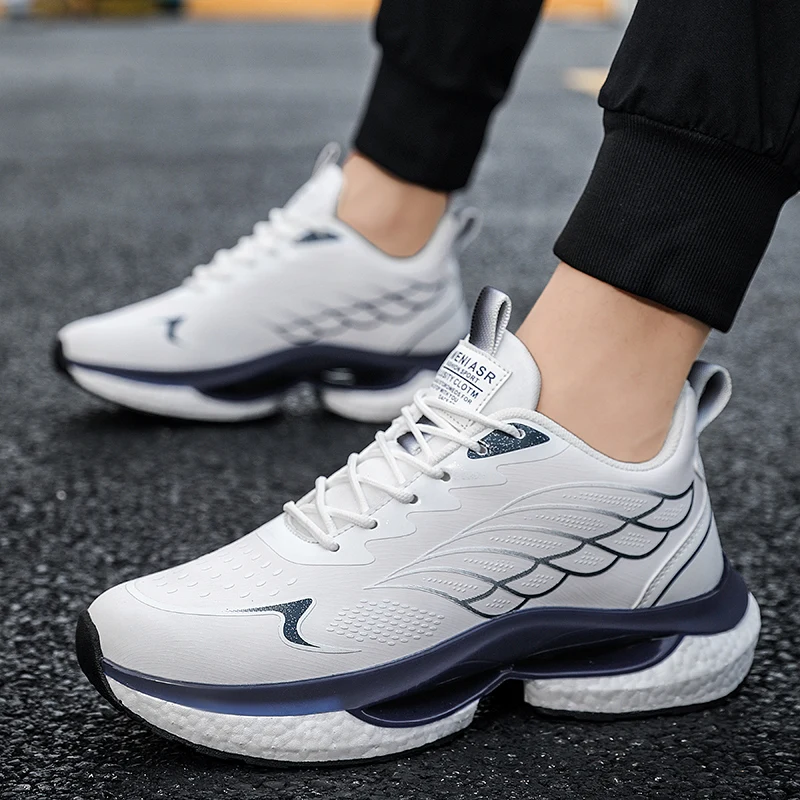 Fashion New Men Running Shoes Cushioning Breathable Sneakers For Men Outdoor Sports Tennis Walking Shoes Men Casual Shoes