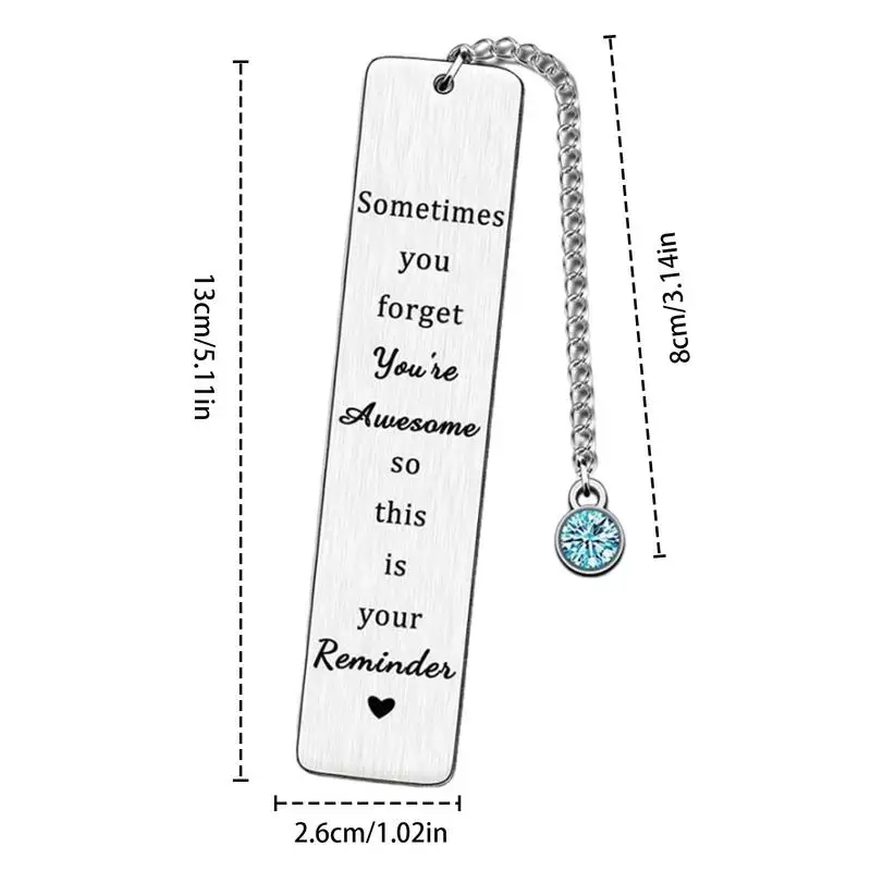 Bookmarks For Reading Literary Metal Bookmark For Readers Book Theme Book Marking Boards Goodie Bag Fillers For Meeting Room