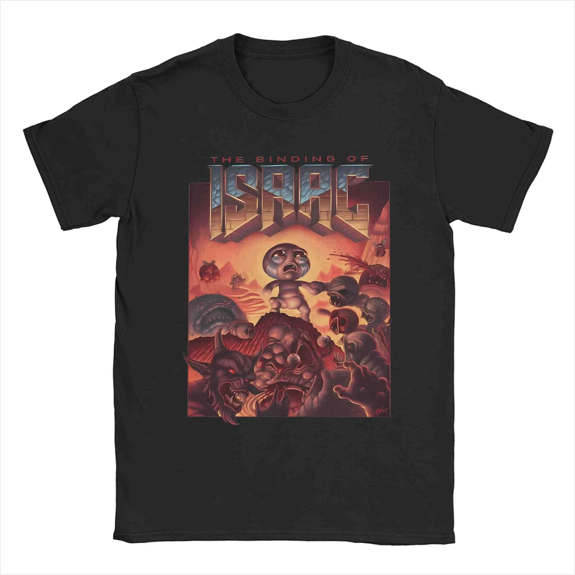 The Binding of Isaac Video Game T-shirt Men Women Cotton Printed Short Sleeve Cartoon 90s Vintage Top Sumer 2026 Hot Sale