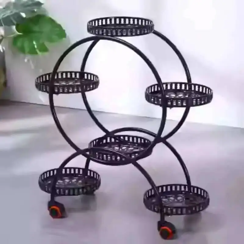 Luxury Accessories Aesthetics Flowers Stand Light Fashion Plant Display Shelf Modern Organizer Designer Plantenrek Furniture