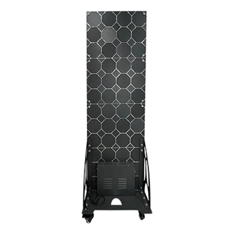 カスタマイズ可能なP1.53屋内折りたたみ式LEDディスプレイ画面 640*1920mm ポータブルポスターデジタルサイネージ 新発売 ステージ/地下鉄向け