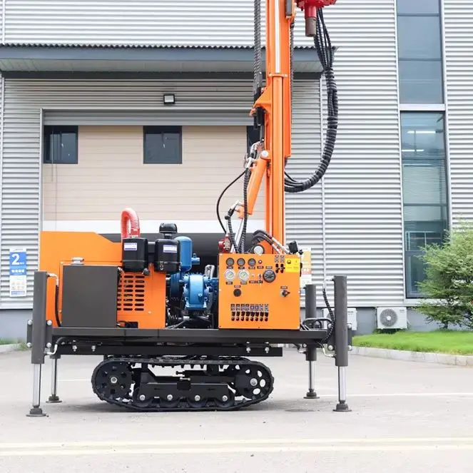 Customized 200M Wheeled Portable Hydraulic Drilling Rig  Deep Water Well Drilling Rig