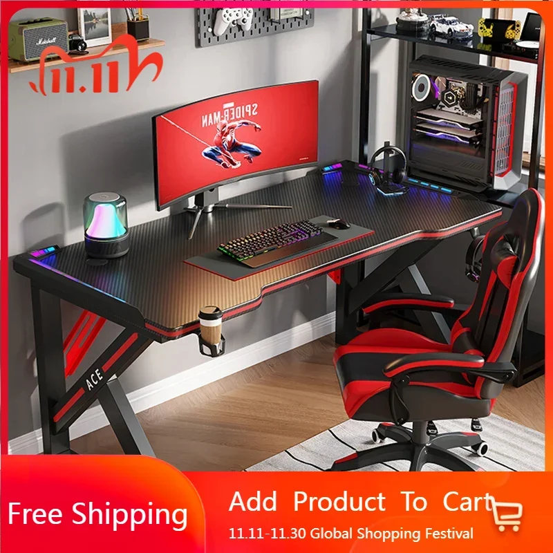 

Gaming Wall Table Computer Desks Small Office Console Keyboard Table Ergonomic Bedroom Notebook Escritorios Unique Furniture