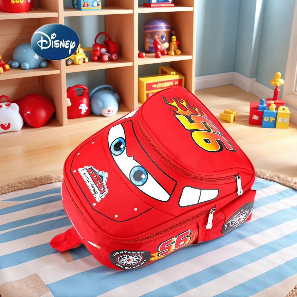New 3D Car Waterproof Backpack Large Capacity Cartoon Boys' Schoolbag Lightweight Backpack For Kids