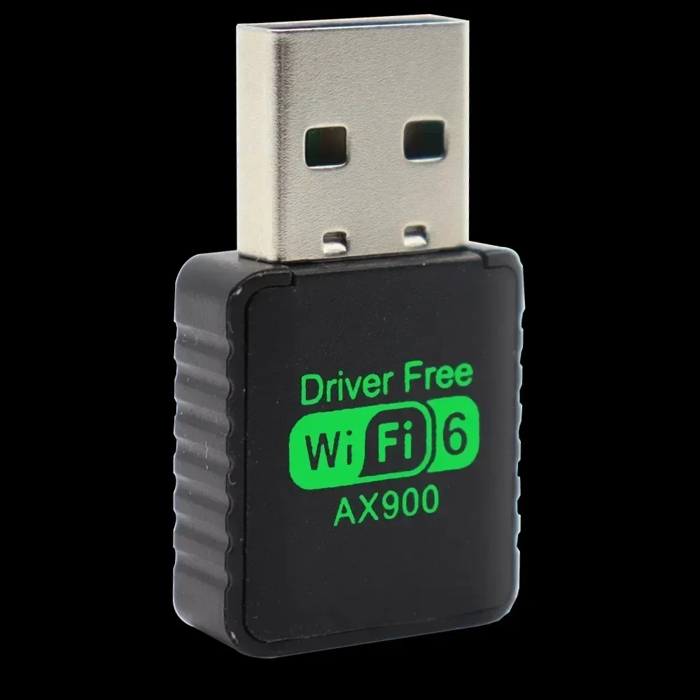 WIFI 6 AX900 Scheda di rete USB 2.4G e 5GHz Ricezione segnale dual band Dongle Driver Ricevitore Wlan wireless gratuito