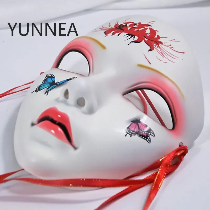 Chinese Style Masks Anime Cosplay Mask Hanfu Costume Accessories Carnival Masquerade Mask Halloween DIY Decor Party Decorations