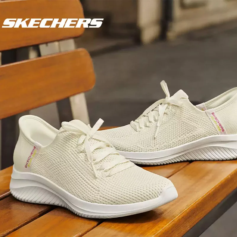 Skechers Women's Sneakers, Slip-On Walking Mom Shoes, Low-Top, Lightweight, Breathable Casual Shoes 150284-Nat