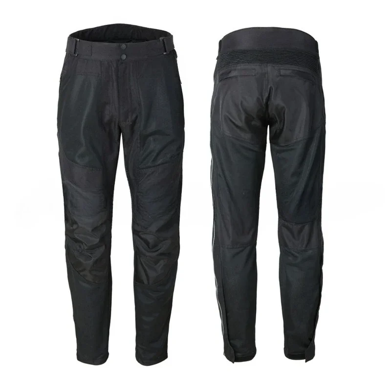 Summer motorcycle riding clothes mesh breathable moisture wicking black downhill men solid color