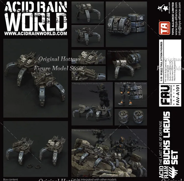 Acid Rain War FAV-A99-102 1/18 Bucks Trailblazer Silencer Laevis Set Waterstrider QM3b Full Set 3.75'' Action Figure Toys