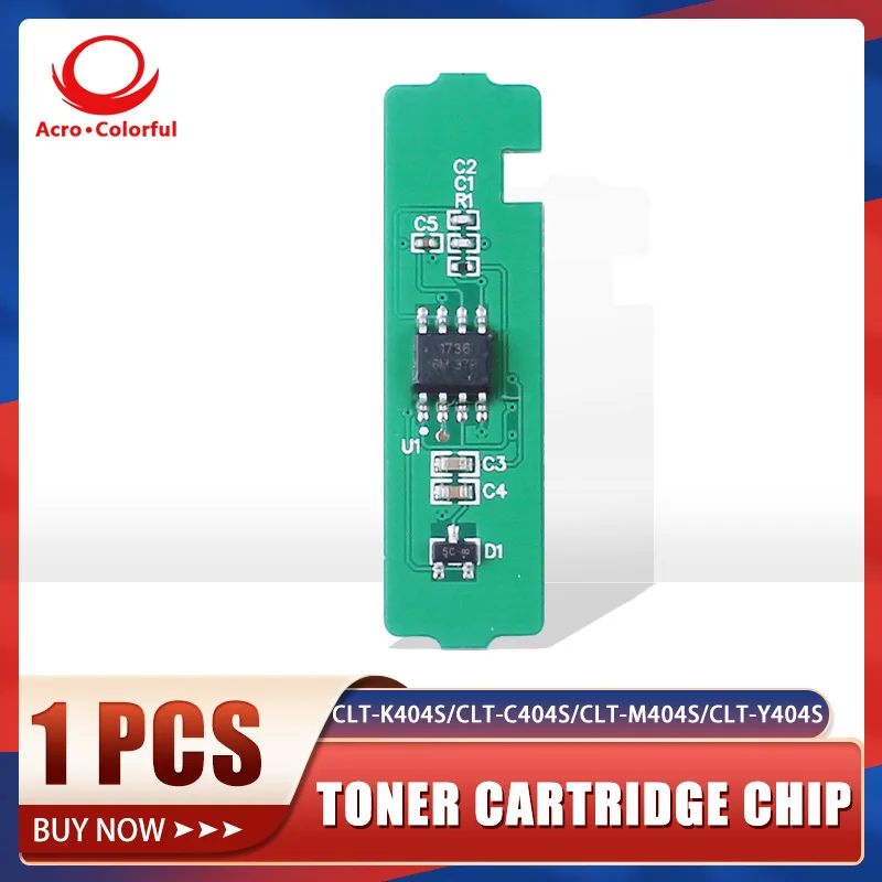 Chip de tóner CLT-404S, Compatible con Samsung Xpress SL-C430, C430W, C480, C480W, C480FN, C480FW, cartucho de impresora