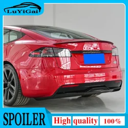For Tesla Model S 2012-2023 high quality ABS material car tailgate primer color rear spoiler model s car trunk spoiler splitter
