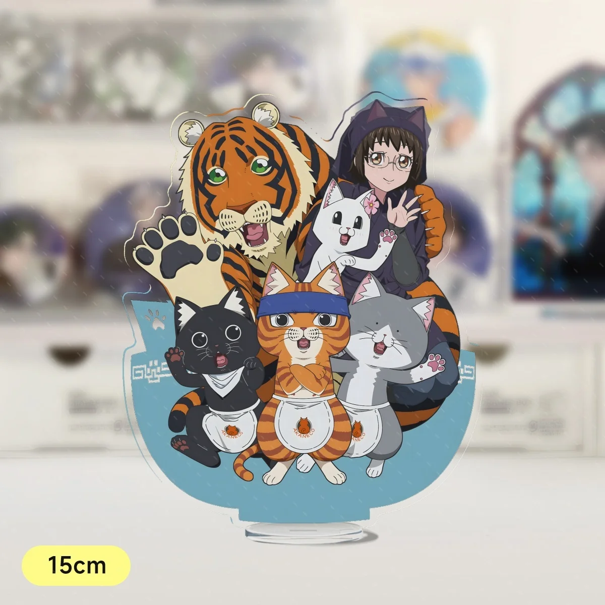 10 CM Anime Ramen Akaneko Red Cat Ramen High animation High definition acrylic stand brand tabletop decoration to friends gifts