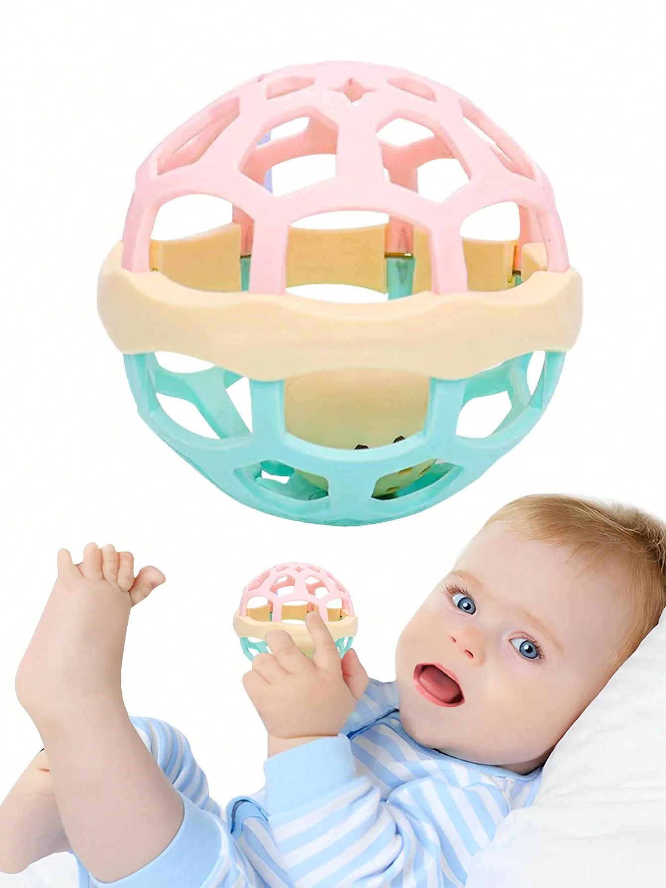 Baby Sensory Teething Teether Toys Rattles  Teething Toys For Babies 0-6 Months | Baby Teething Toys 6 To 12 Months Baby Teethin