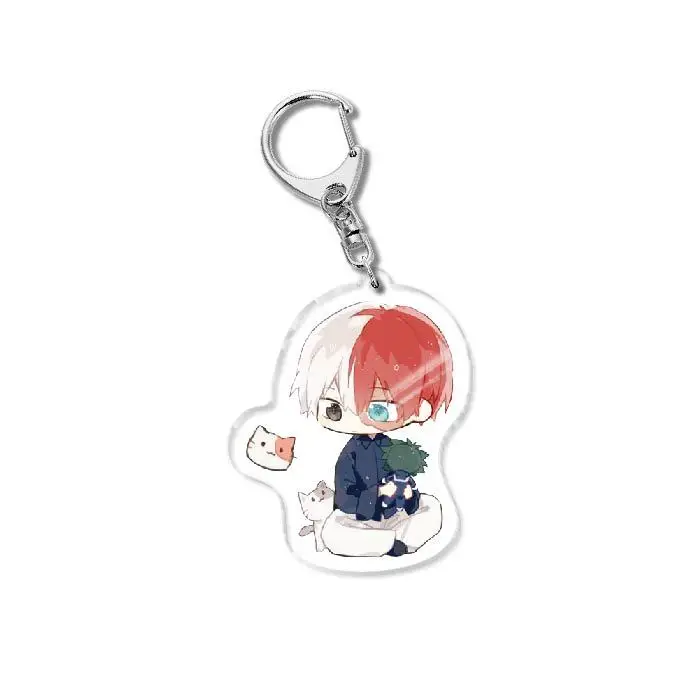 My Hero Academia MHA Anime Keychain Lovely Baby Bag Charms Pendant Friends Gift Fans Fun Key Chain Cute Souvenir New Kingring view 3