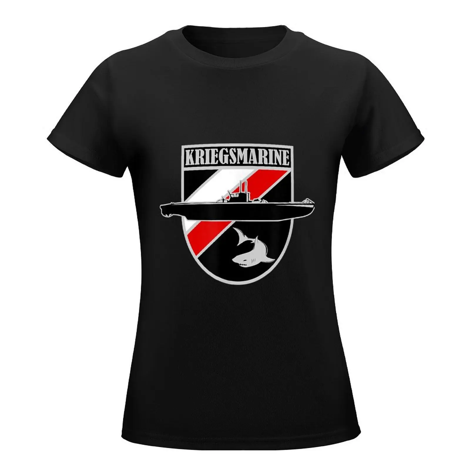 WW2 German Uboat Kriegsmarine T-Shirt lady clothes Short sleeve tee t-shirt dress for Women graphic