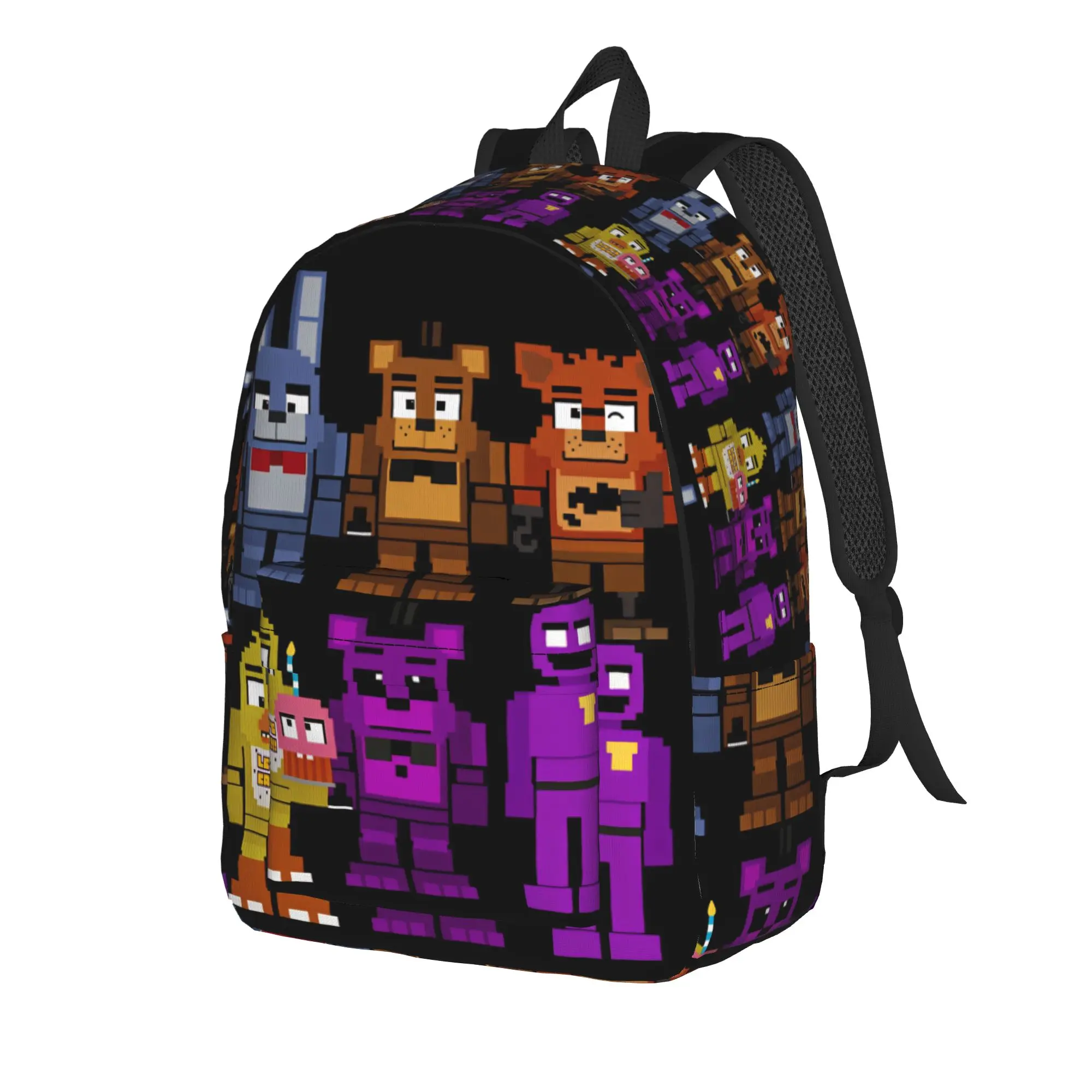 F-Five Nights at Freddys Backpack Game  College Backpacks Teen Fashion High School Bags Custom Print Rucksack