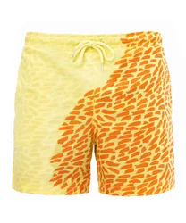 New Summer Gradient Pants Swim Bottoms That Change Color in The Water Beach Shorts Warm Color Changing Shorts