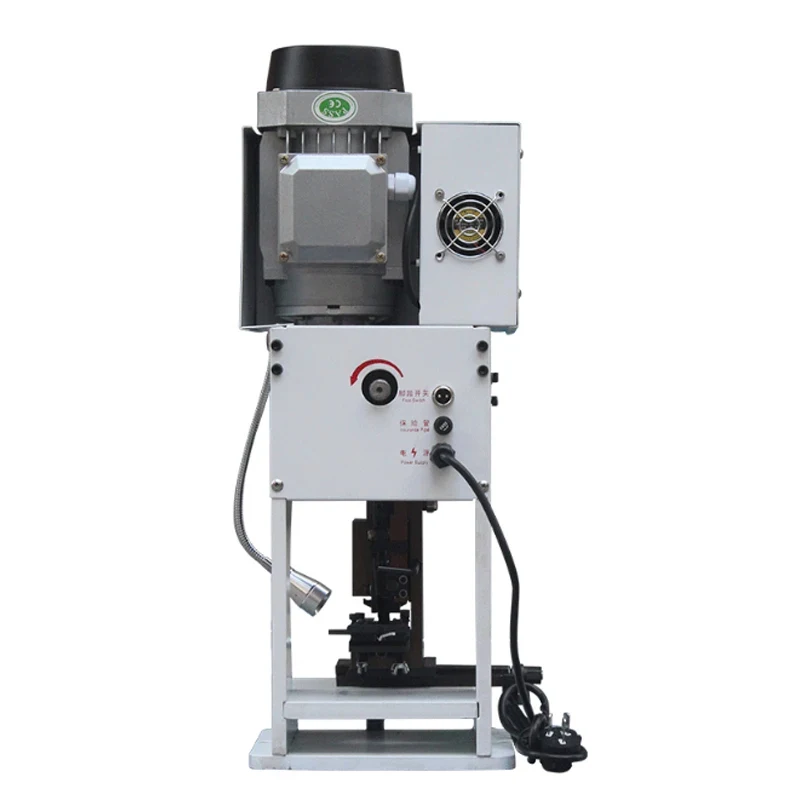 220V 110V Fully Automatic Wire Terminal Crimping Device 1.5T Low Noise Vertical Horizontal Single Grain Die Optional