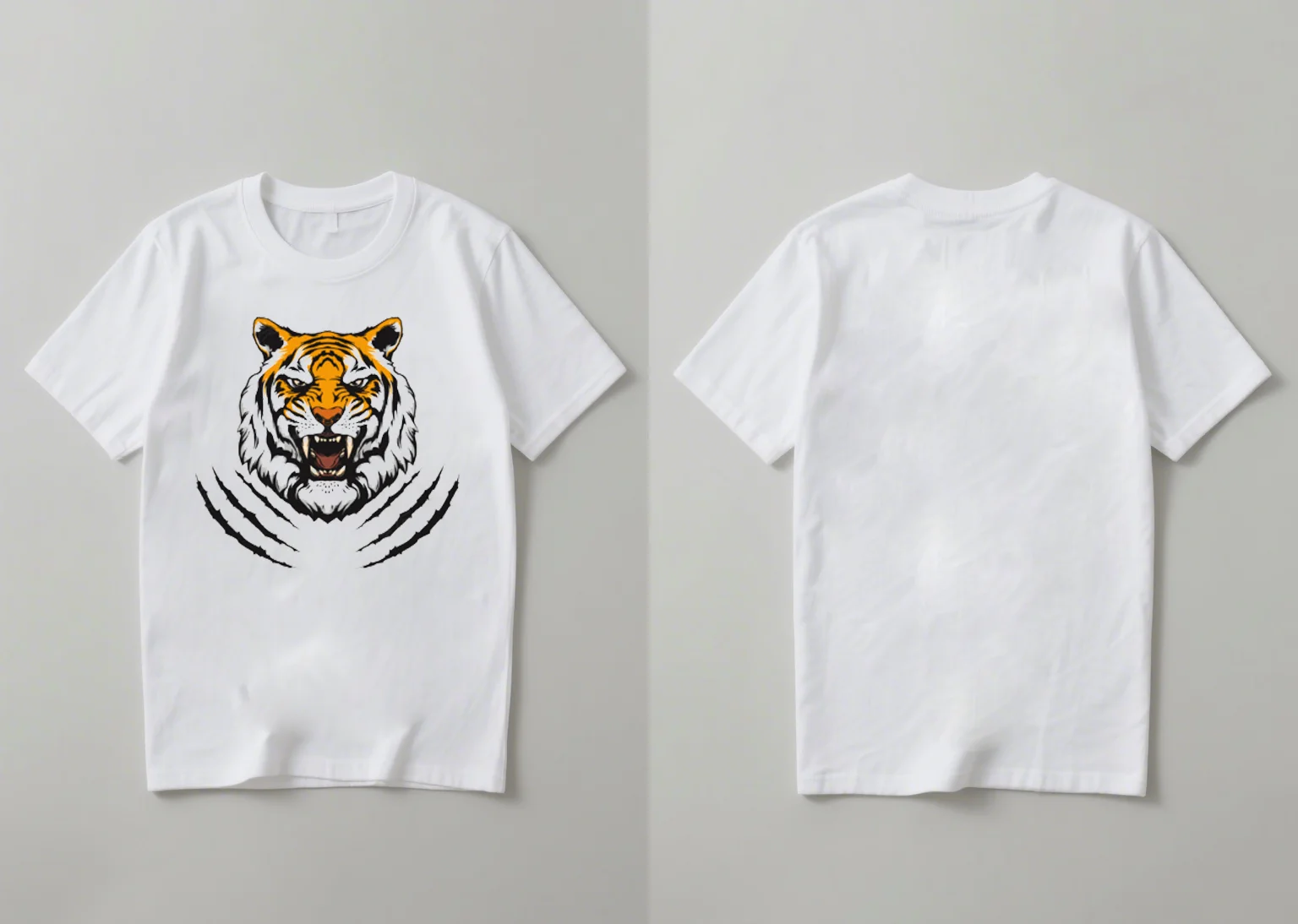 

The 2025 new trendy and fashionable tiger print street style short sleeved shirt is casual loose comfortable and versatile